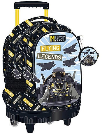 Sac à dos chariot enfant 45 cm 'Must' – Airplanes à roues robustes CMP