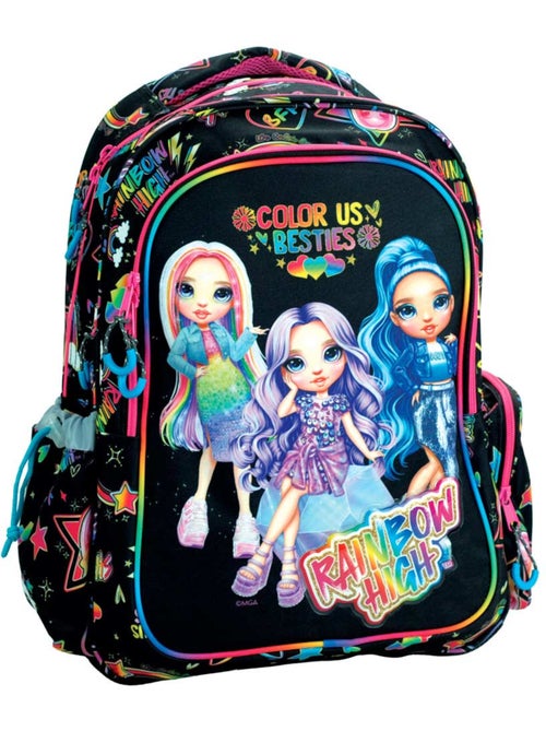 Sac à dos CMP Besties Rainbow High 43 cm 2 compartiments poche avant - Kiabi Sac à dos CMP Besties Rainbow High 43 cm 2 compartiments poche avant - Kiabi