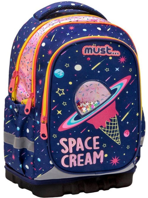 Sac à dos CMP Space Cream 2 compartiments zippés 43 cm - Kiabi