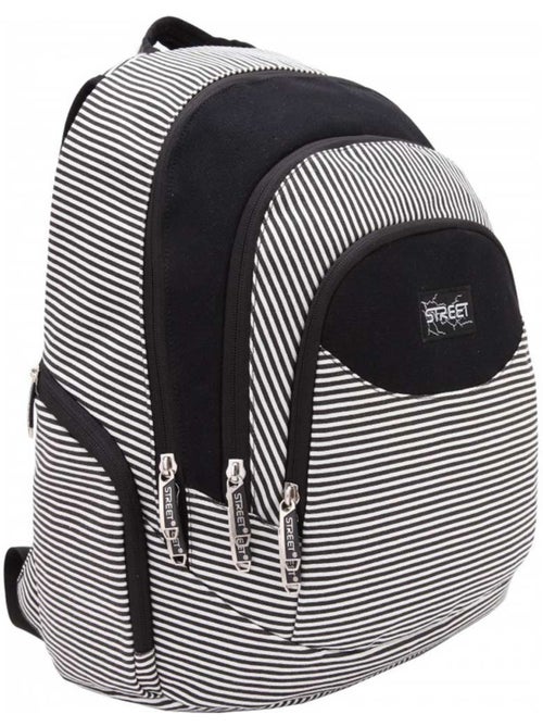 Sac à dos CMP Street toile rayée horizontale 46 cm – 2 compartiments CMP - Kiabi Sac à dos CMP Street toile rayée horizontale 46 cm – 2 compartiments CMP - Kiabi