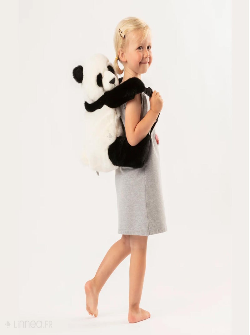 Sac à dos collection SOFT ANIMALS Panda Noir Blanc - Kiabi