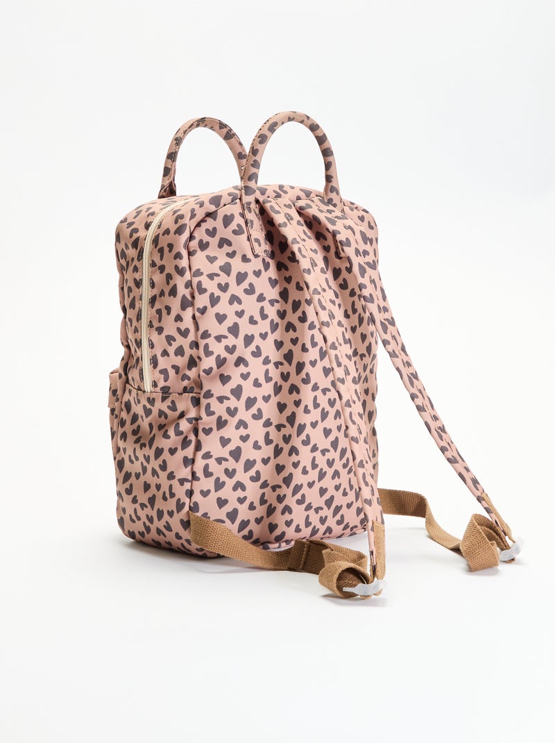 Sac à dos color block Marron - Kiabi