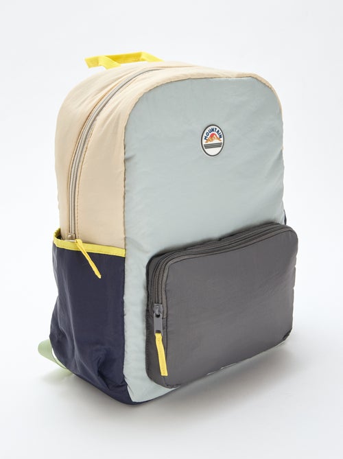 Sac à dos color block - Kiabi