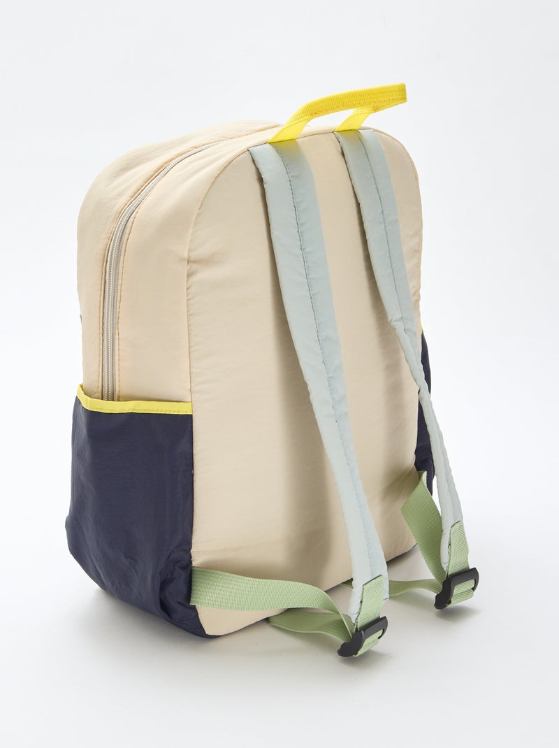 Sac à dos color block Vert - Kiabi