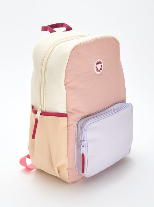 Sac à dos color block - Kiabi