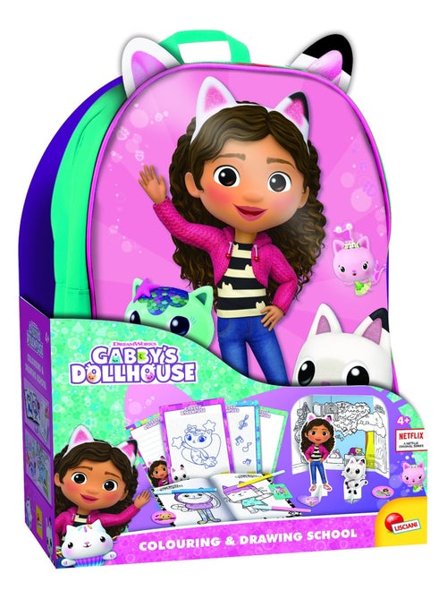 SAC A DOS COLORIAGE ET ECOLE DE DESSINS GABBY'S - Kiabi