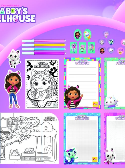 SAC A DOS COLORIAGE ET ECOLE DE DESSINS GABBY'S - Kiabi