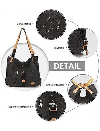 Sac à dos convertible 2 en 1 compartiment ordinateur 35x10x35 cm - kono