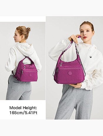 Sac à dos convertible 3 en 1 antivol imperméable 31x13x24 cm - kono