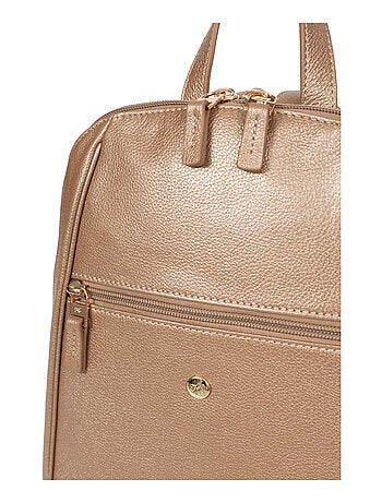 Sac à dos cuir luna hexagona