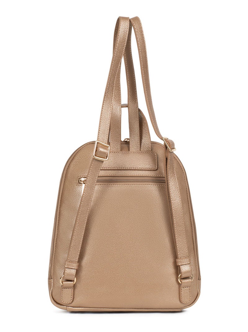 Sac à dos  cuir luna hexagona Doré/or - Kiabi