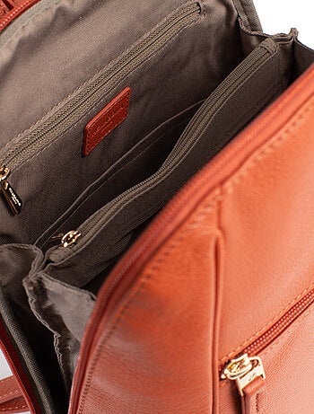 Sac à dos cuir luna hexagona