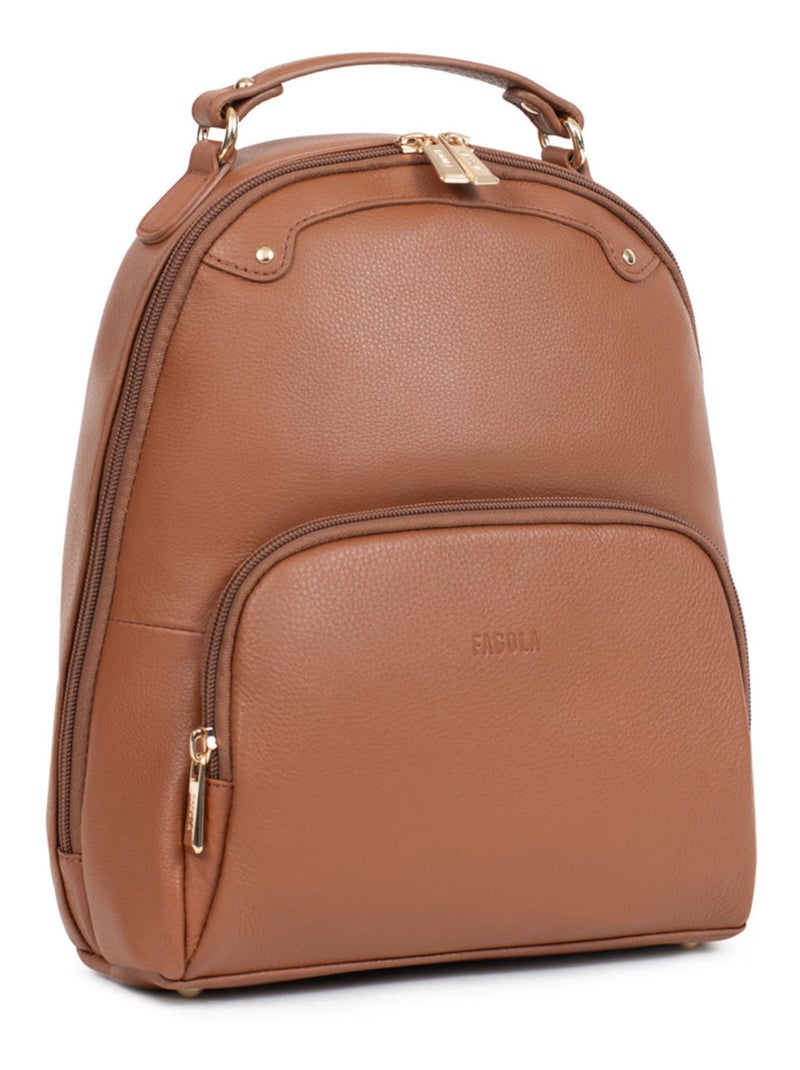 Sac à dos Cuir Preta Femme Fêtes des mères  | FAGOLA Cognac - Kiabi