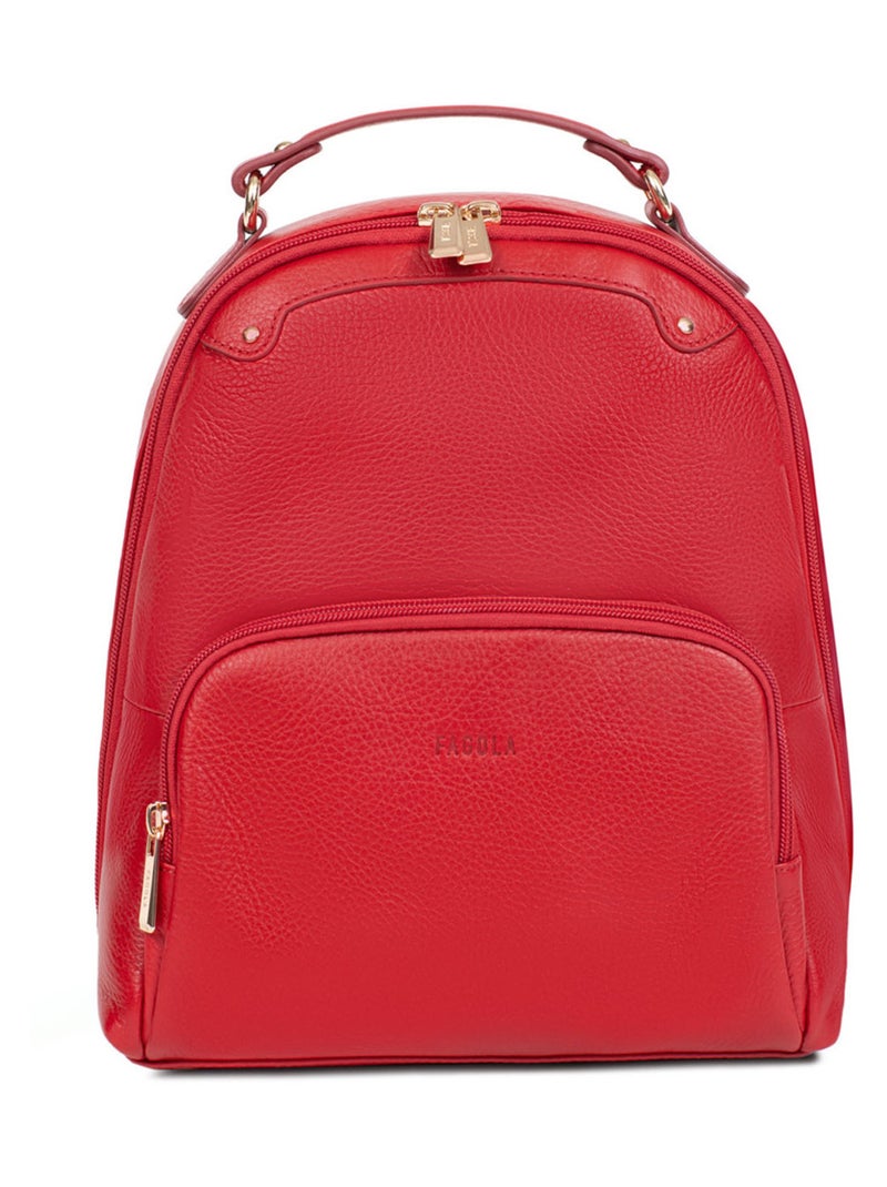 Sac à dos Cuir Preta Femme Rouge foncé - Kiabi