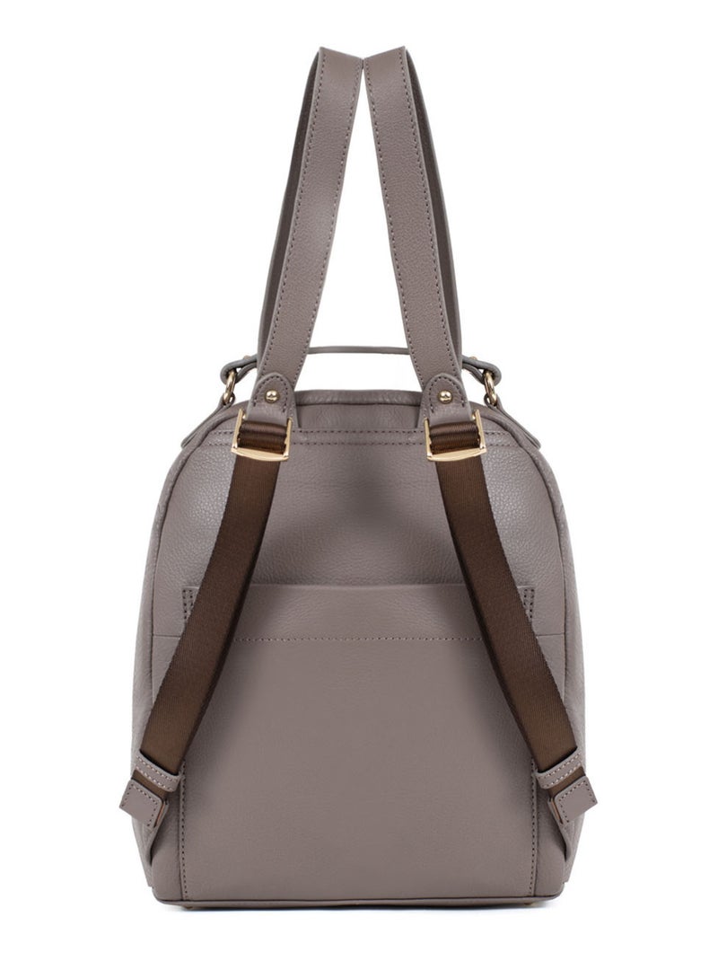 Sac à dos Cuir Preta Femme Taupe - Kiabi