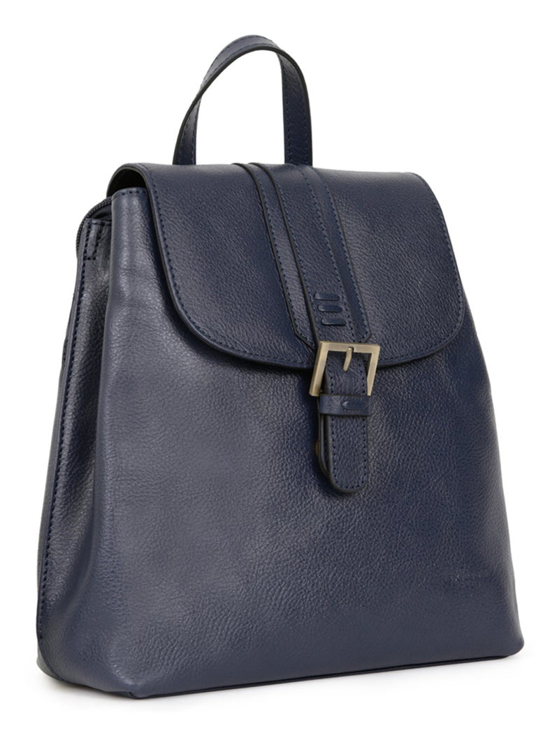 Sac à dos  Cuir RÉPUBLIQUE Bleu marine - Kiabi
