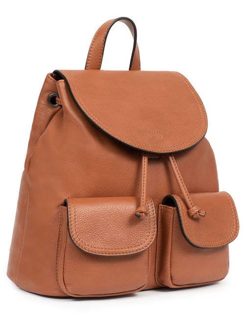 Sac à dos  Cuir SAUVAGE - Kiabi
