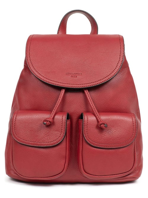 Sac à dos  Cuir SAUVAGE - Kiabi