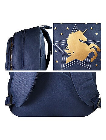 Sac à dos Cybel bleu marine 2 compartiments – bagtrotter