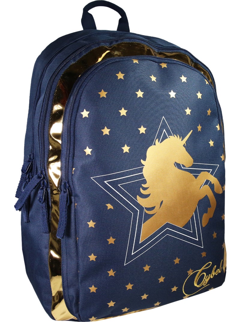 Sac à dos Cybel  bleu marine 2 compartiments – bagtrotter Bleu marine - Kiabi