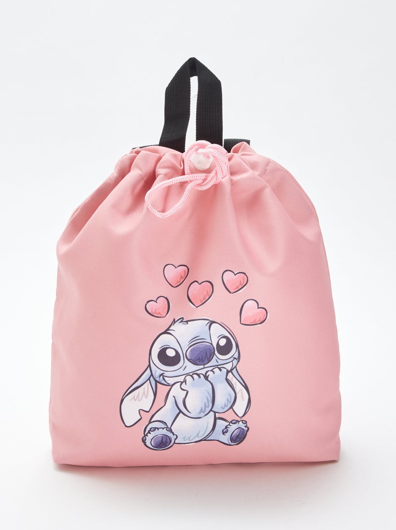 Sac à dos de piscine 'Stitch' Rose - Kiabi