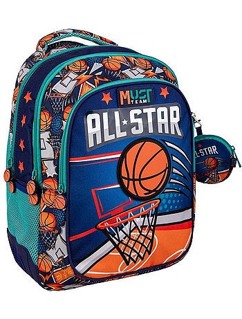 Sac à dos de primaire All Star basketball 43x32x18 cm – 25 L Must