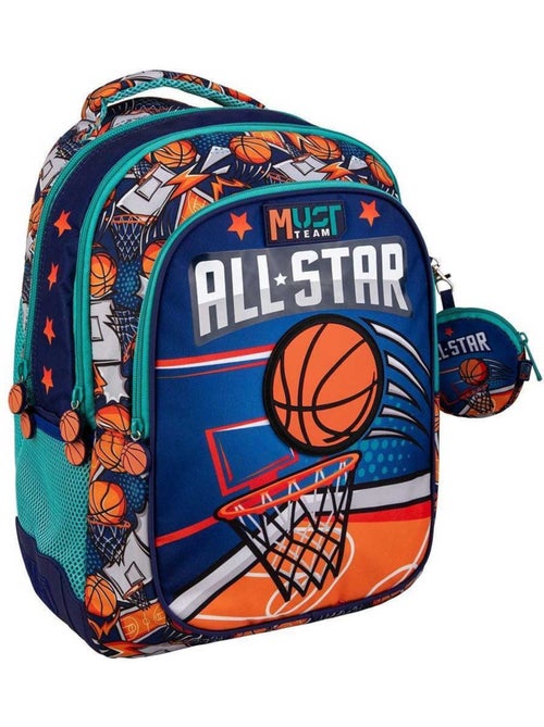 Sac à dos de primaire All Star basketball 43x32x18 cm – 25 L Must - Kiabi Sac à dos de primaire All Star basketball 43x32x18 cm – 25 L Must - Kiabi