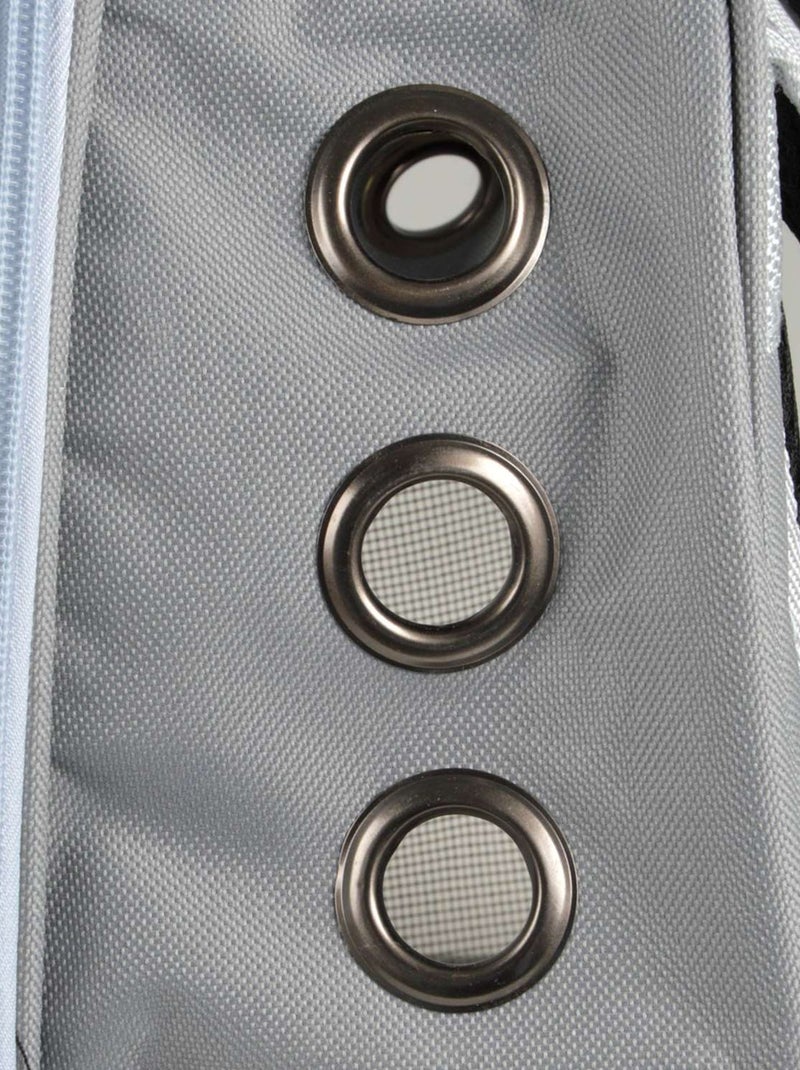 Sac à dos de transport avec bulle pour chat et chien Gris - Kiabi