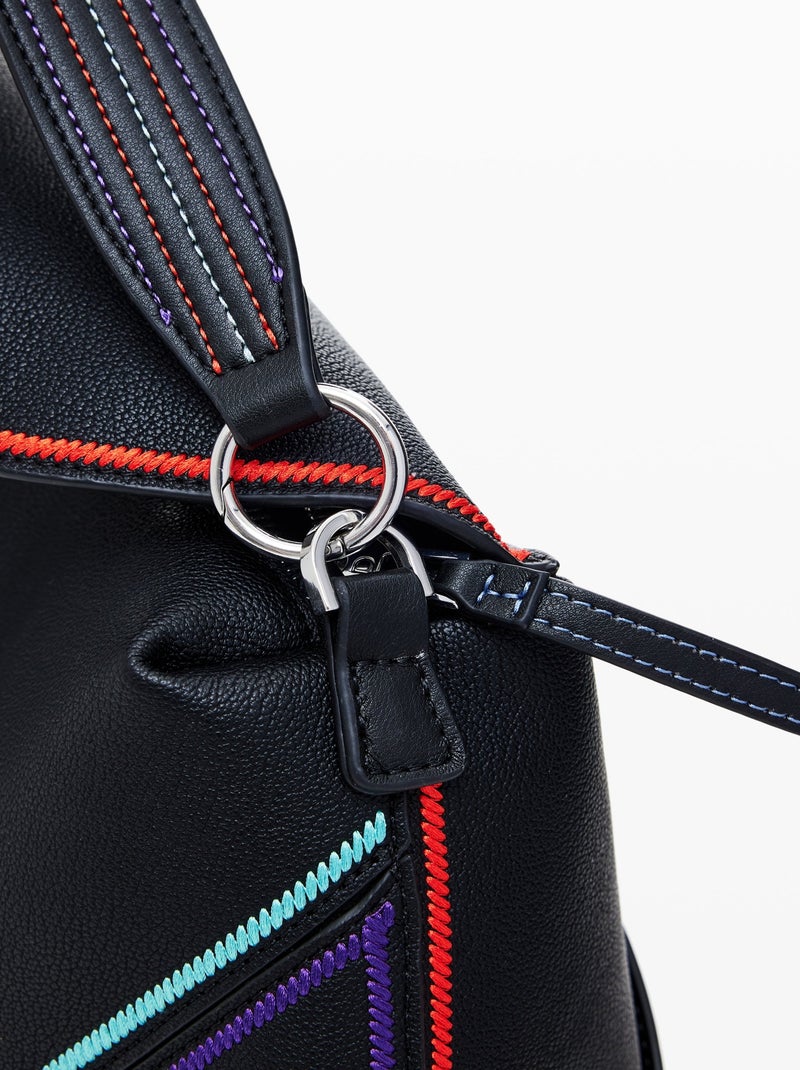 Sac à Dos Desigual Cleo Black Jersey Noir - Kiabi