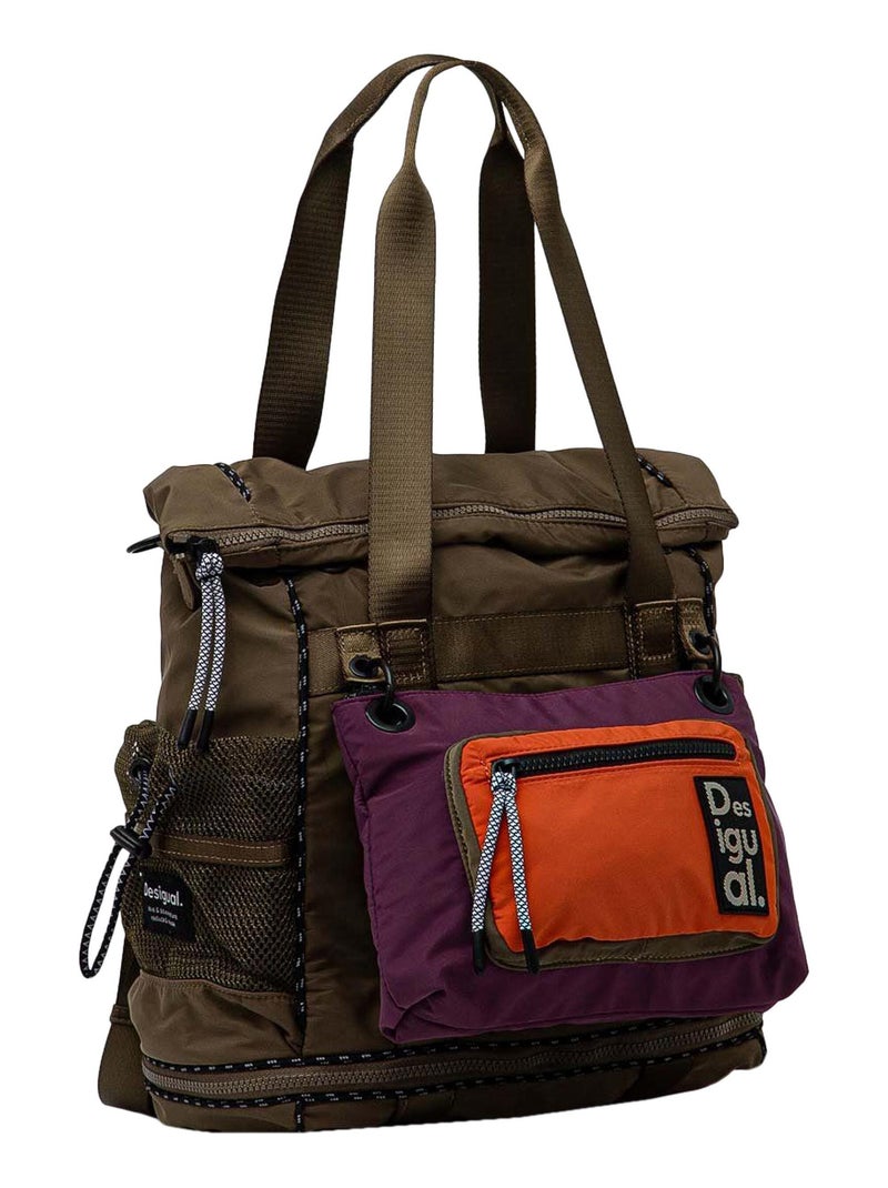 Sac A Dos Desigual Originaire Voyager Marron - Kiabi