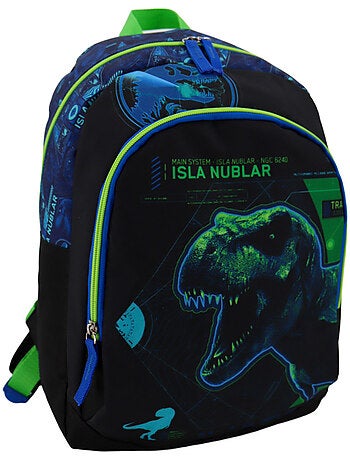 Sac à dos dinosaure Jurassic World 37 cm - tissu souple zippé