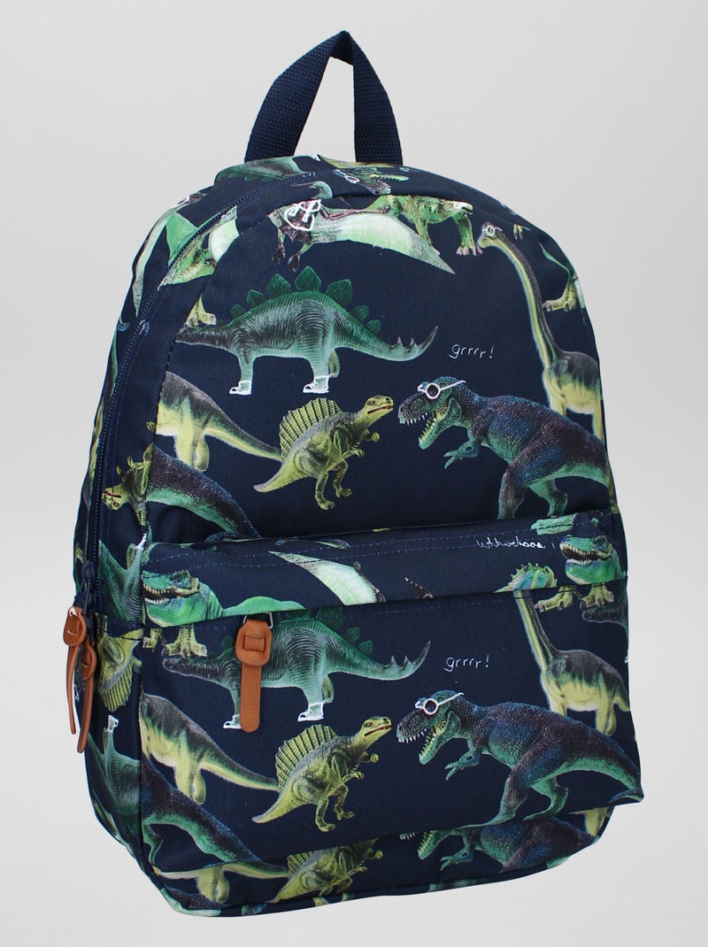 Sac à dos 'dinosaures' bleu - Kiabi