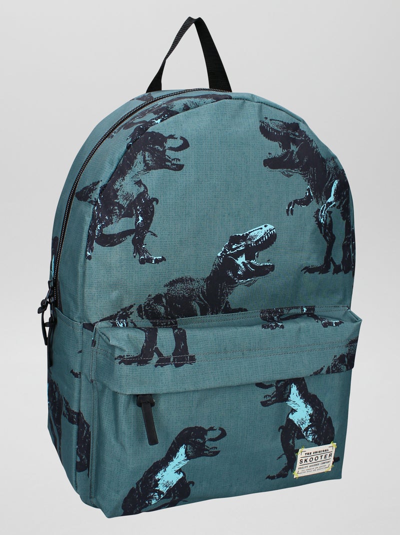 Sac à dos 'dinosaures' Bleu canard - Kiabi