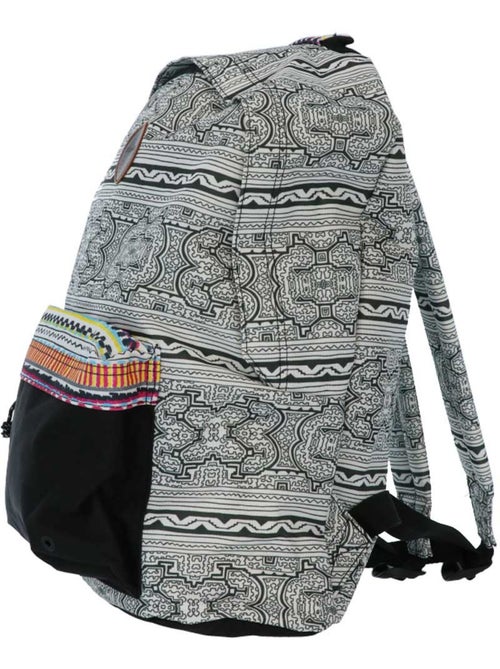 Sac à dos Dome 42 cm Rip Curl motif graphique tribal noir - Kiabi Sac à dos Dome 42 cm Rip Curl motif graphique tribal noir - Kiabi