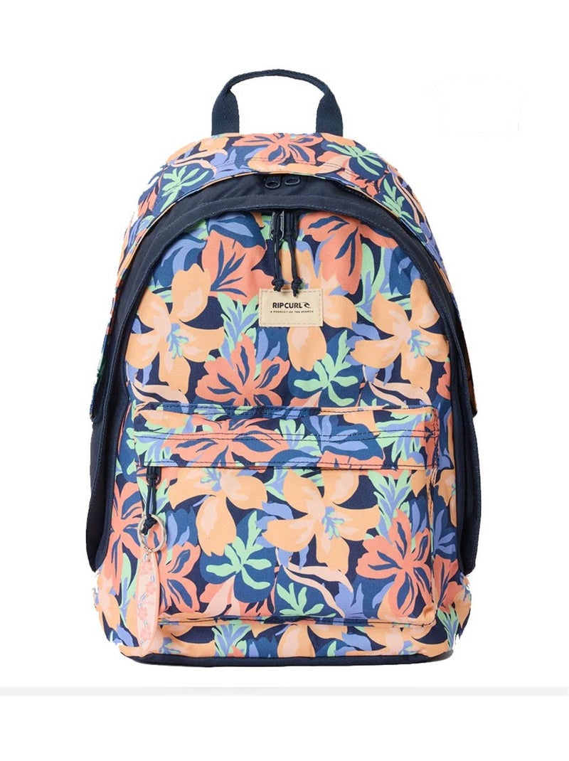Sac à dos – Double Dome avec Chouchou - 41 CM – Rip Curl Vert/Bleu/Rose - Kiabi