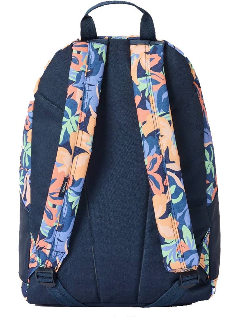 Sac à dos – Double Dome avec Chouchou - 41 CM – Rip Curl Vert/Bleu/Rose - Kiabi