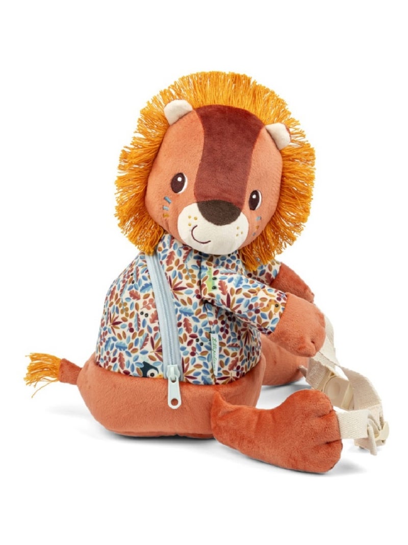 Sac à dos doux Jack le lion Orange - Kiabi