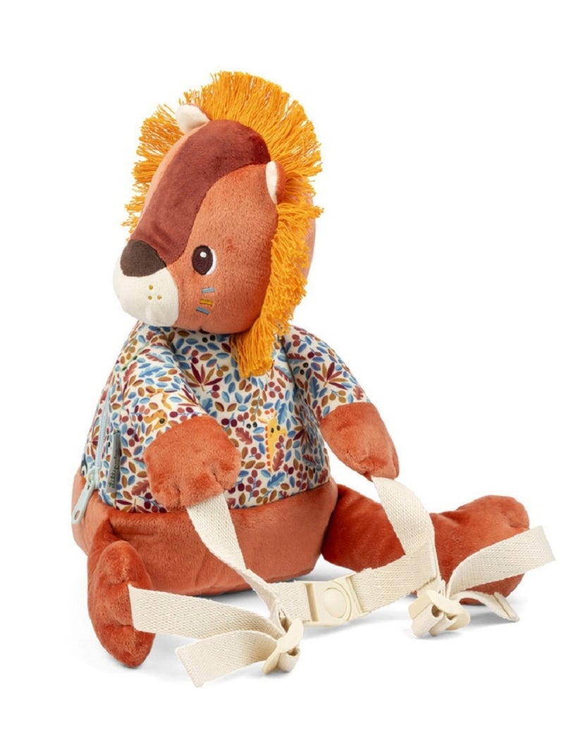 Sac à dos doux Jack le lion Orange - Kiabi