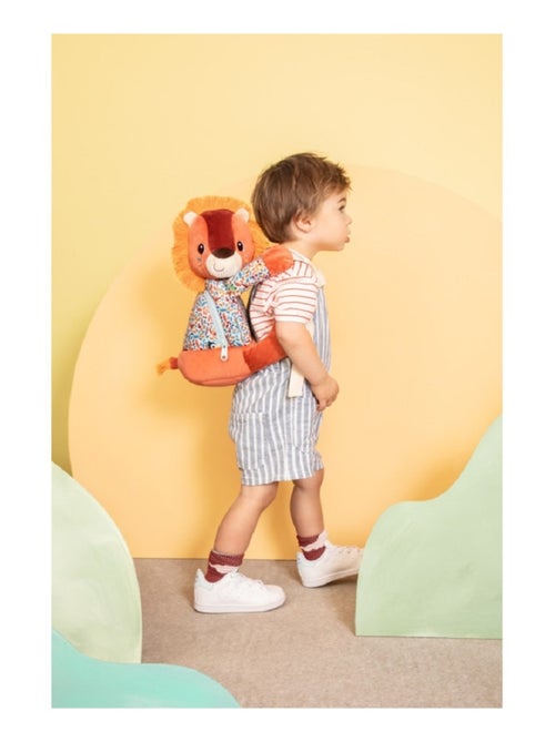 Sac à dos doux Jack le lion - Kiabi