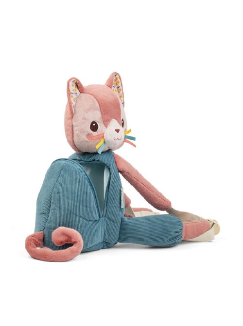 Sac à dos doux Jeanne le chat - Kiabi