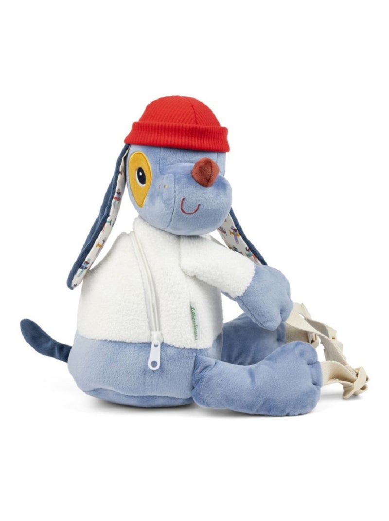 Sac à dos doux Jules le chien Bleu - Kiabi