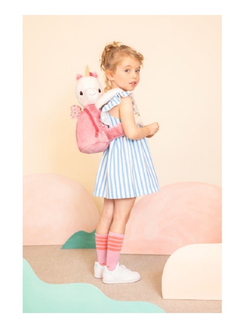 Sac à dos doux Lena la licorne - Kiabi