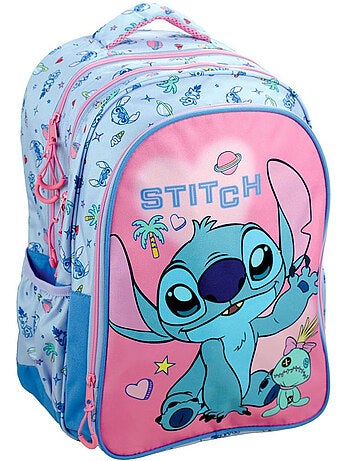 Sac à dos école 2 compartiments Stitch Voodoo 43 cm Lilo & Stitch