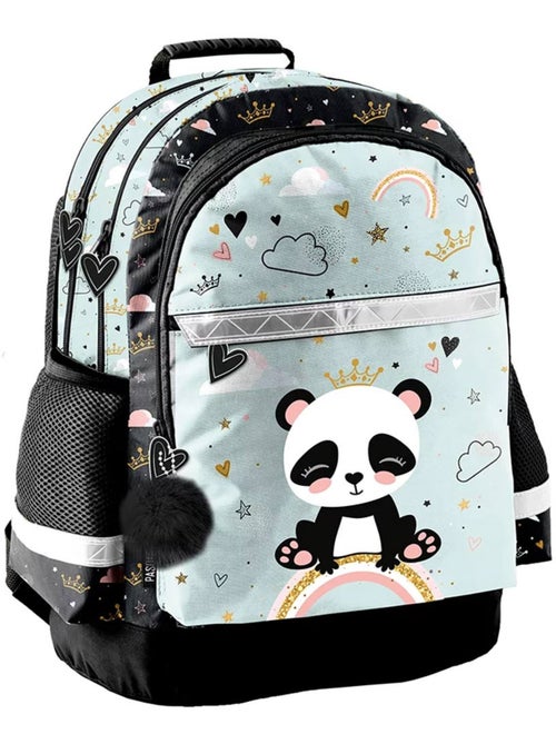 Sac à dos école CMP panda Happy Days 41 cm 2 compartiments zippés - Kiabi Sac à dos école CMP panda Happy Days 41 cm 2 compartiments zippés - Kiabi