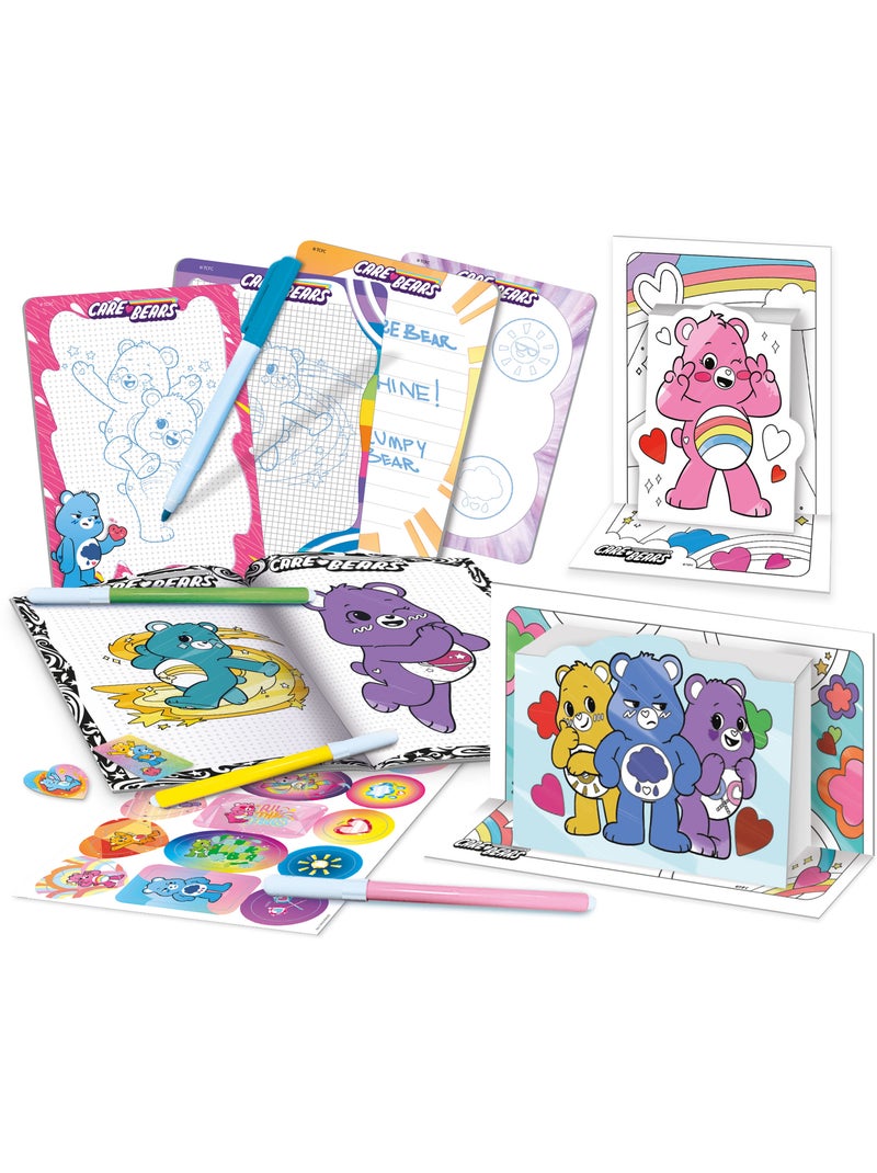 Sac à dos école de dessin & de coloriage - Les Bisounours N/A - Kiabi
