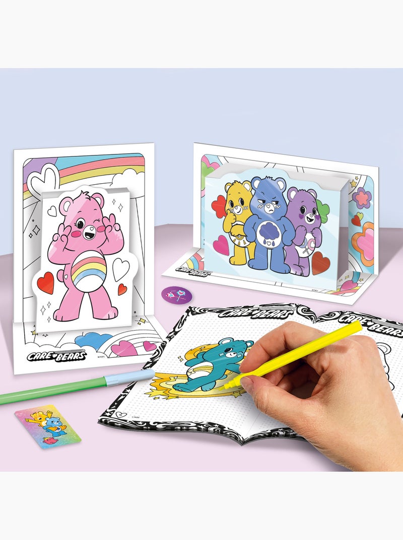 Sac à dos école de dessin & de coloriage - Les Bisounours N/A - Kiabi