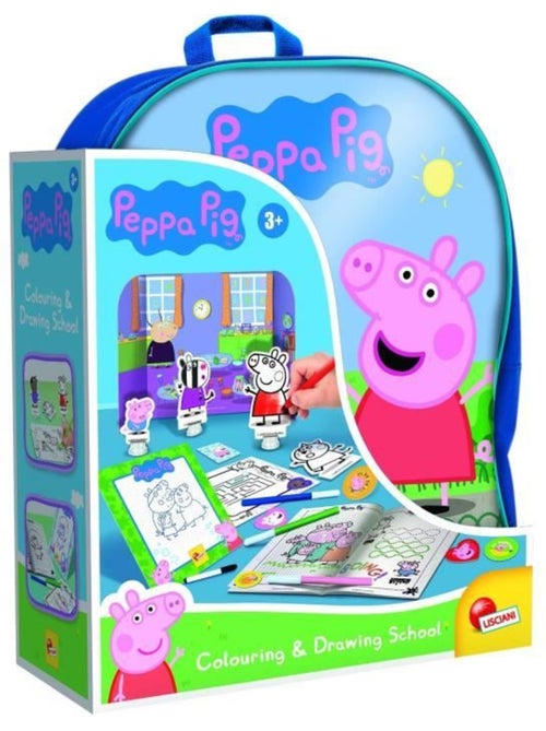 Sac à dos école de dessin peppa pig - lisciani - Kiabi