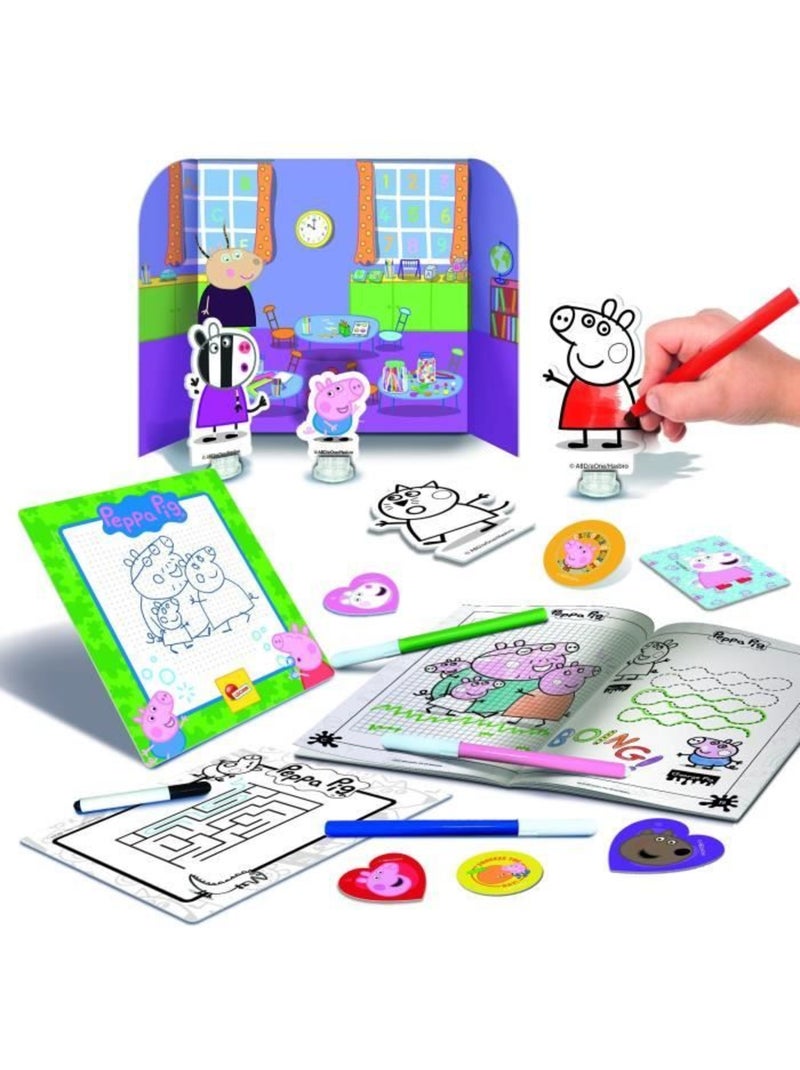 Sac à dos école de dessin peppa pig - lisciani N/A - Kiabi