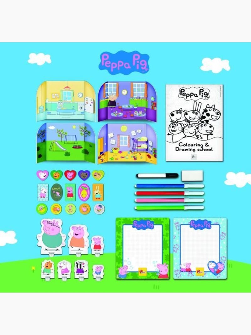 Sac à dos école de dessin peppa pig - lisciani N/A - Kiabi