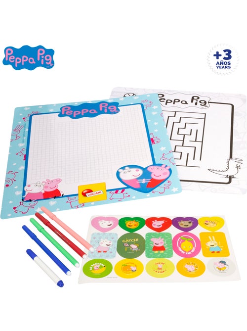 Sac à dos école de dessin peppa pig - lisciani - Kiabi